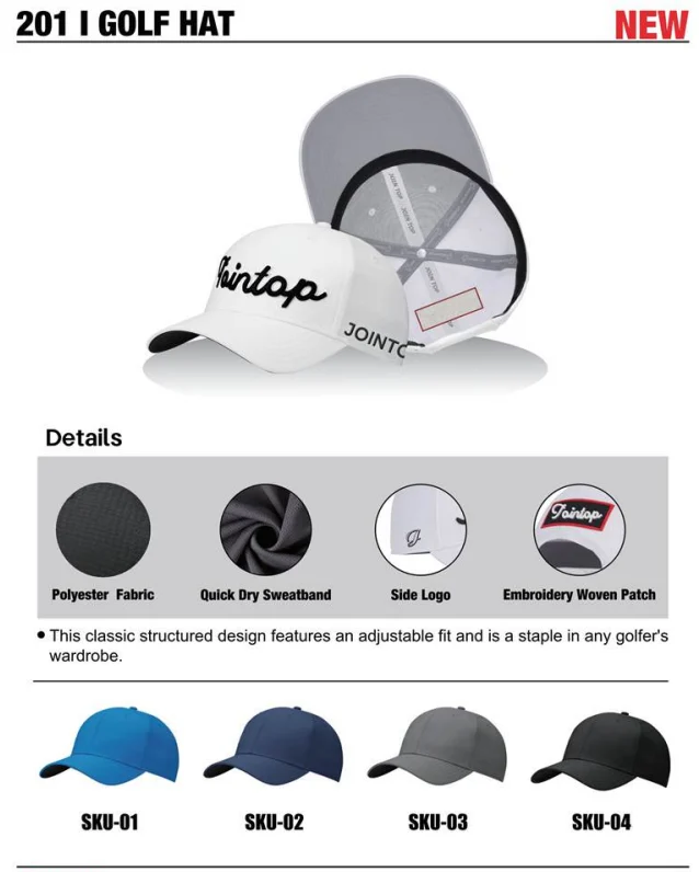 JoinTop golf cap with front and interior views
